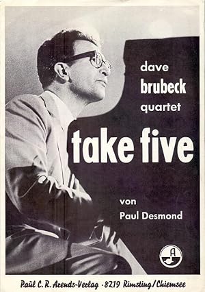 Bild des Verkufers fr dave brubeck quartet take five von Paul Desmond. R 5338. zum Verkauf von Die Wortfreunde - Antiquariat Wirthwein Matthias Wirthwein