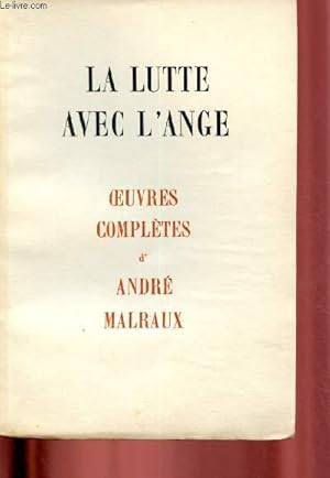 Seller image for La lutte avec l'ange for sale by Le-Livre