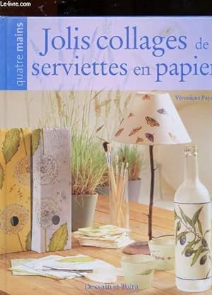 Image du vendeur pour Jolis collages de serviettes en papier mis en vente par Le-Livre
