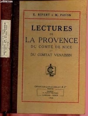 Bild des Verkufers fr Lecture de la Provence du Comt de Nice et du Comtat Venaissin zum Verkauf von Le-Livre