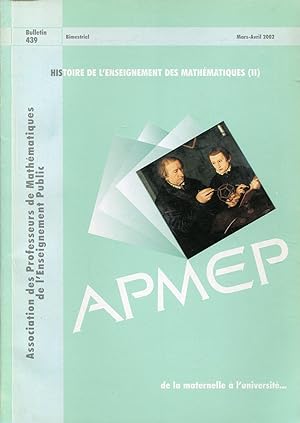 Seller image for APMEP n439 - Histoire de l'enseignement des mathmatiques (III) for sale by Bloody Bulga