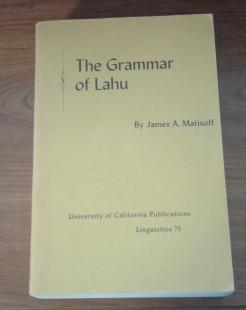 The Grammar of Lahu