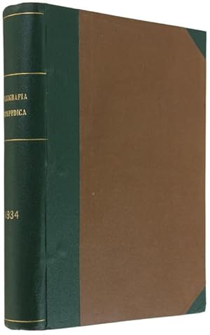 BIBLIOGRAFIA ORTOPEDICA. Anno XVII - 1934. Annata completa.: