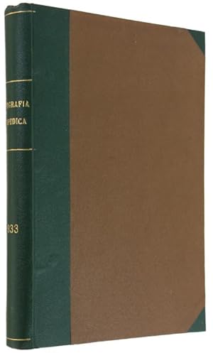 BIBLIOGRAFIA ORTOPEDICA. Anno XVI - 1933. Annata completa.: