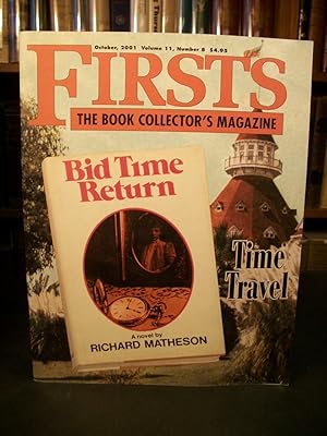 Firsts: The Book Collector's Magazine, October, 2001, Volume 11, Number 8