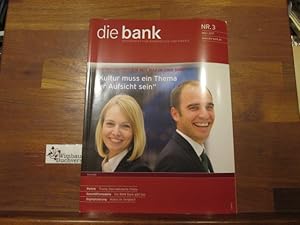 Seller image for Die Bank : Zeitschrift fr Bankpolitik und Praxis. Nr. 3 Mrz 2017 Doppelinterview Bafin und DNB Trump das kalkulierte Chaos BMW Bank for sale by Antiquariat im Kaiserviertel | Wimbauer Buchversand