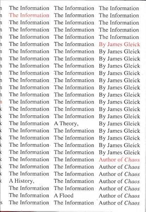 Image du vendeur pour The Information: A history, A Theory, A Flood mis en vente par Goulds Book Arcade, Sydney