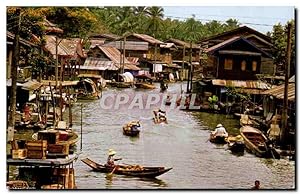 Image du vendeur pour Carte Postale Semi Moderne thailand Thailande Vie of Klong or canal dwellers mis en vente par CPAPHIL