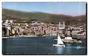 Carte Postale Semi Moderne Corse Corsica Bastia vue générale du vieux port