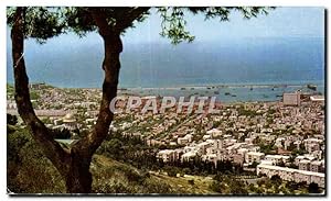 Israel - Haifa - Main view from Mt Carmel - Carte Postale Ancienne