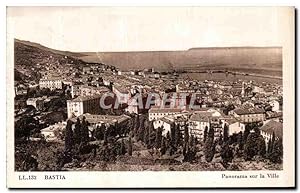 Carte Postale Ancienne Corse Corsica Bastia Panorama sur la ville