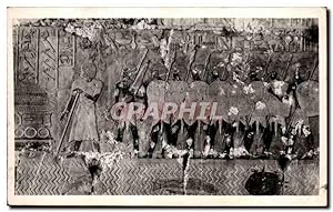 Seller image for Carte Postale Semi Moderne Egypt Egypte Thbees Deir el Bahari The soldiers of Queen Hatshepsut for sale by CPAPHIL