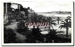 Bild des Verkufers fr Carte Postale Ancienne Dinard La Palmerale au fond fond St Mala zum Verkauf von CPAPHIL