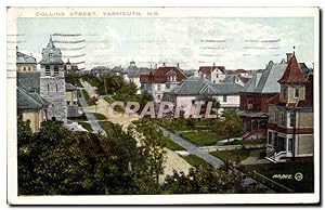 Carte Postale Ancienne Canada Collins Street Yarmouth NS