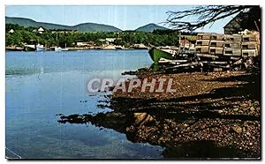 Bild des Verkufers fr Carte Postale Ancienne Villages such as these are found all along the cost of the Maritime Provinces Canada zum Verkauf von CPAPHIL