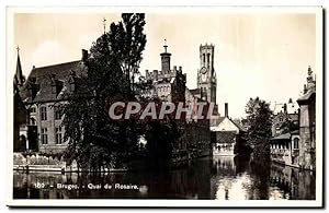 Bild des Verkufers fr Carte Postale Ancienne bruges Quai du Rosaire zum Verkauf von CPAPHIL