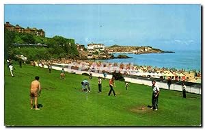 Carte Postale Ancienne St Ives Golf