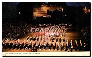 Seller image for Carte Postale Ancienne Military Tattoo on the Castle Esplanade Edinburgh for sale by CPAPHIL