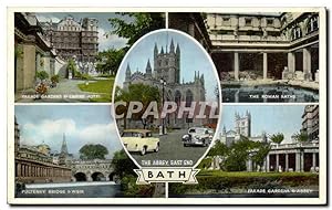 Seller image for Carte Postale Ancienne The Abbey East End Bath for sale by CPAPHIL
