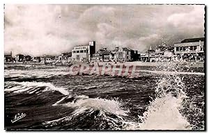 Carte Postale Semi Moderne Palavas Effet de vagues sur la plage rive droite