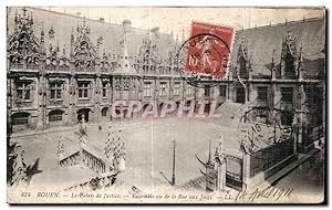 Seller image for Carte Postale Ancienne Rouen Palais de Justice Ensemble vu de La Rue aux Juifs for sale by CPAPHIL