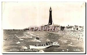 Carte Postale Semi Moderne Great Britain Blackpool from Central Pier