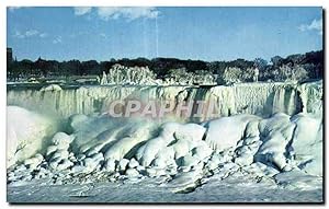 Seller image for Carte Postale Ancienne American Falls in Winter splendour for sale by CPAPHIL