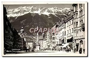 Carte Postale Ancienne Innsbruck Meria Thereslen Str