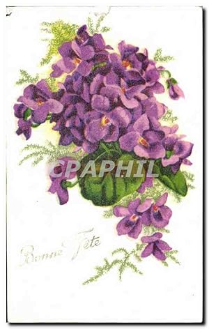 Bild des Verkufers fr Carte Postale Ancienne Fantaisie Fleurs zum Verkauf von CPAPHIL