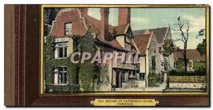 Angleterre - England - Norfolk - Norwich - Old Houses in Cathedral Close - Carte Postale Ancienne