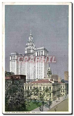 Carte Postale Ancienne New Municipal Blog New York