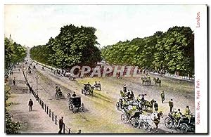 Seller image for Carte Postale Ancienne Rotten Row Hyde Park London for sale by CPAPHIL