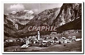 Carte Postale Ancienne Cortina da Miramonti Ed Fotografia A Zardini Cortina D'ampezzo Rip viétata