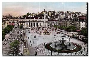 Seller image for Carte Postale Ancienne Lisboa Rossio for sale by CPAPHIL