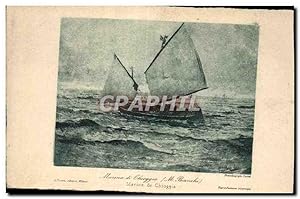 Carte Postale Ancienne Bateau Marine de Chioggia