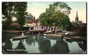 Carte Postale Ancienne Pull's Ferry Norwich