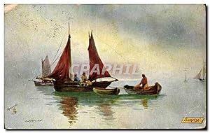 Image du vendeur pour Carte Postale Ancienne Bateau Peche mis en vente par CPAPHIL