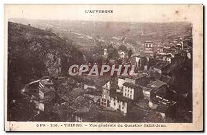 Bild des Verkufers fr Carte Postale Ancienne Thiers vue gnrale du Quartier Saint Jean zum Verkauf von CPAPHIL