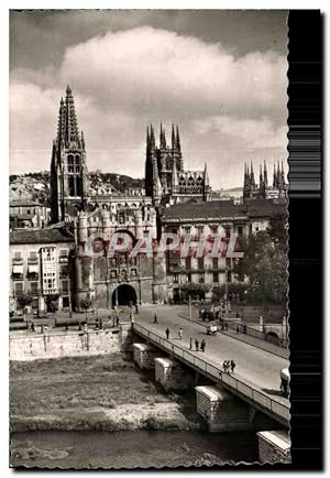 Carte Postale Ancienne Burgos Areo de Santa Maria