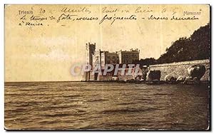 Carte Postale Ancienne Trieste Miramar