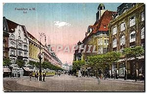 Bild des Verkufers fr Carte Postale Ancienne Frankfurt a M Zeil zum Verkauf von CPAPHIL