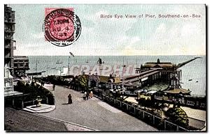 Bild des Verkufers fr Carte Postale Ancienne Birds Eye View of Pier Southend on Sea zum Verkauf von CPAPHIL