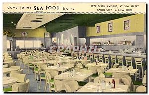 Bild des Verkufers fr Carte Postale Ancienne davy jones Sea Food house New York zum Verkauf von CPAPHIL