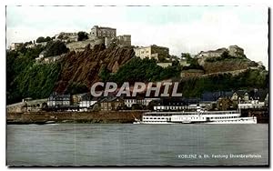 Bild des Verkufers fr Carte Postale Ancienne Koblenz a Rh Festung Ehrenbreltstein zum Verkauf von CPAPHIL