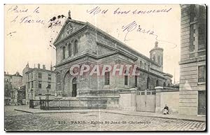 Image du vendeur pour Carte Postale Ancienne Paris Eglise St Jean St Christophe mis en vente par CPAPHIL