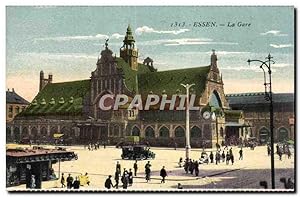 Carte Postale Ancienne Essen La Gare