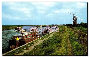 Carte Postale Semi Moderne The river bure at Stracey Arms Norfolk Broads