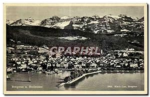 Carte Postale Ancienne Bregenz Bodensee Risch Lau