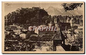 Carte Postale Ancienne Salzbourg (Austria) vue price du mont des Freres Cupueins