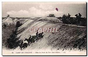 Immagine del venditore per Carte Postale Ancienne Camp de chalons dans les fosses du fort saint hilaire ll Cheval Horse Militaria venduto da CPAPHIL